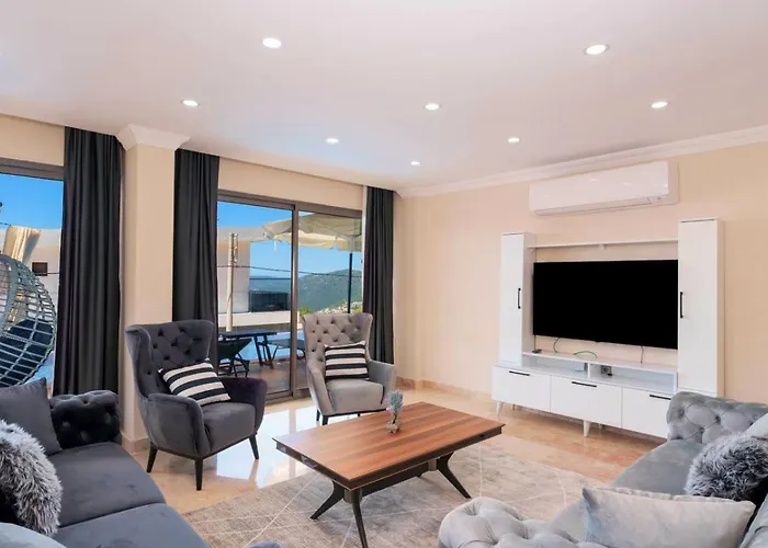 Vila Luxury 5 Bedroom With Private Pool And Jacuzzi Kalkan