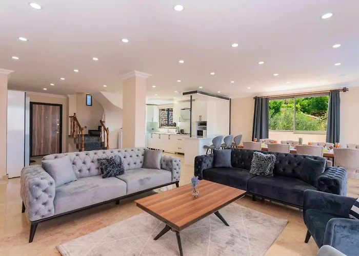 Luxury 5 Bedroom With Private Pool And Jacuzzi * Kalkan